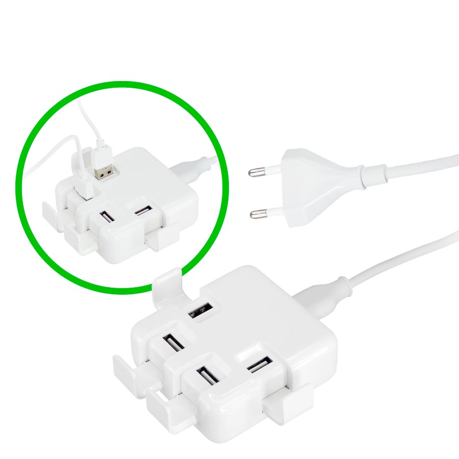 Hub USB 4 Puertos Power Strip (2)