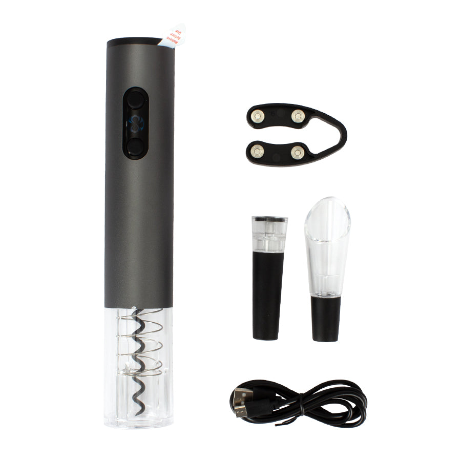Deluxe USB Set de Vino Eléctrico (2)