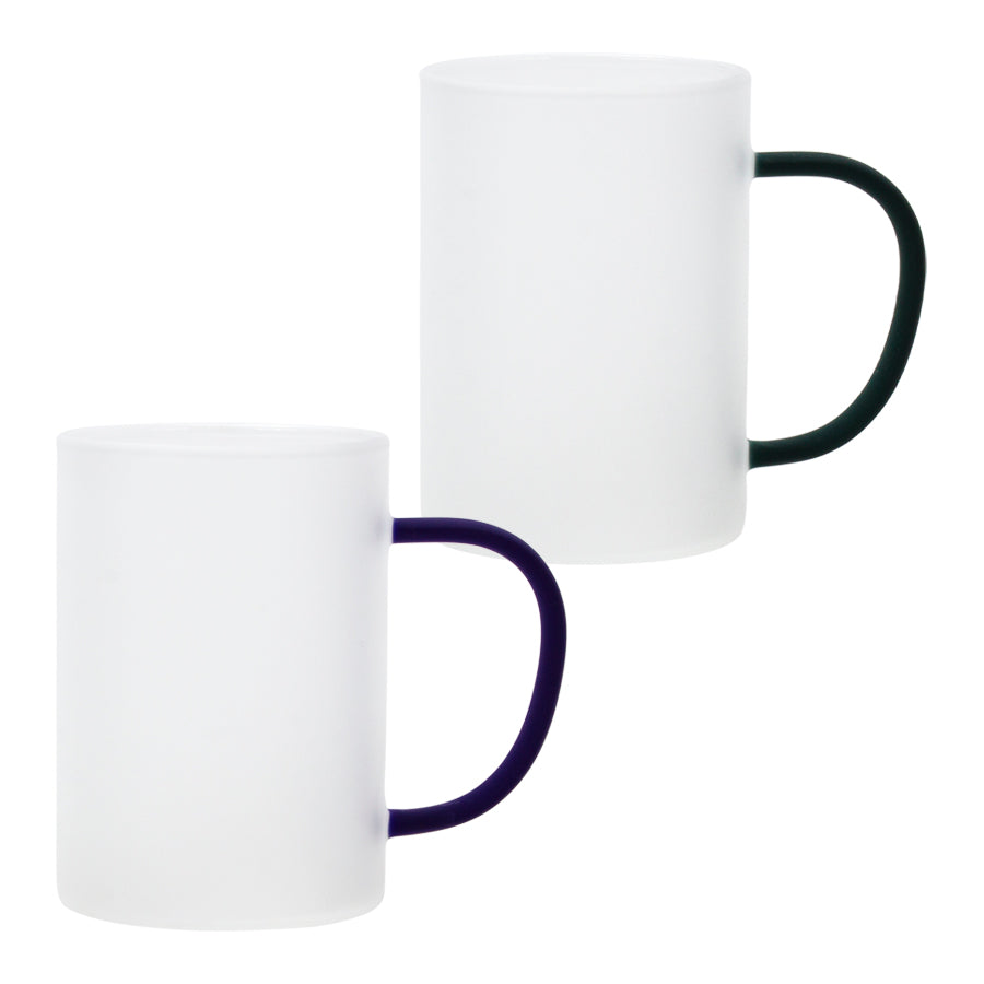 Tazón Vidrio Empavonado 330cc Sublimación asa color