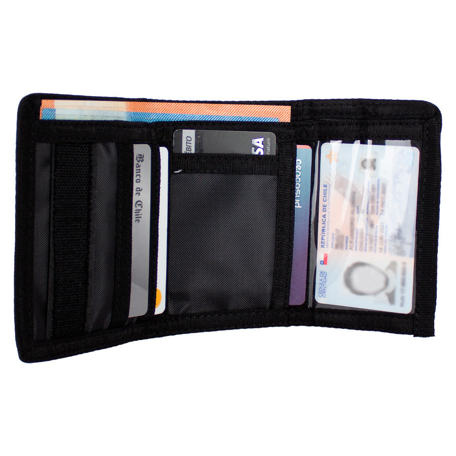 Billetera de tela negra para Sublimación (14)