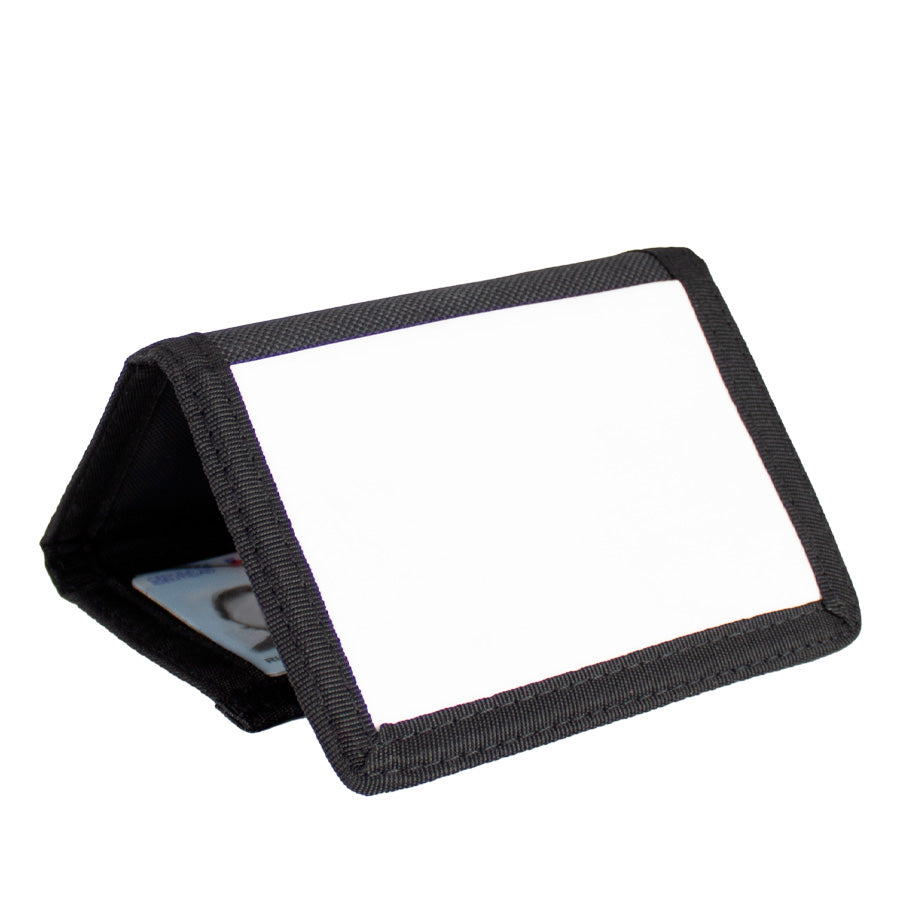 Billetera de tela negra para Sublimación