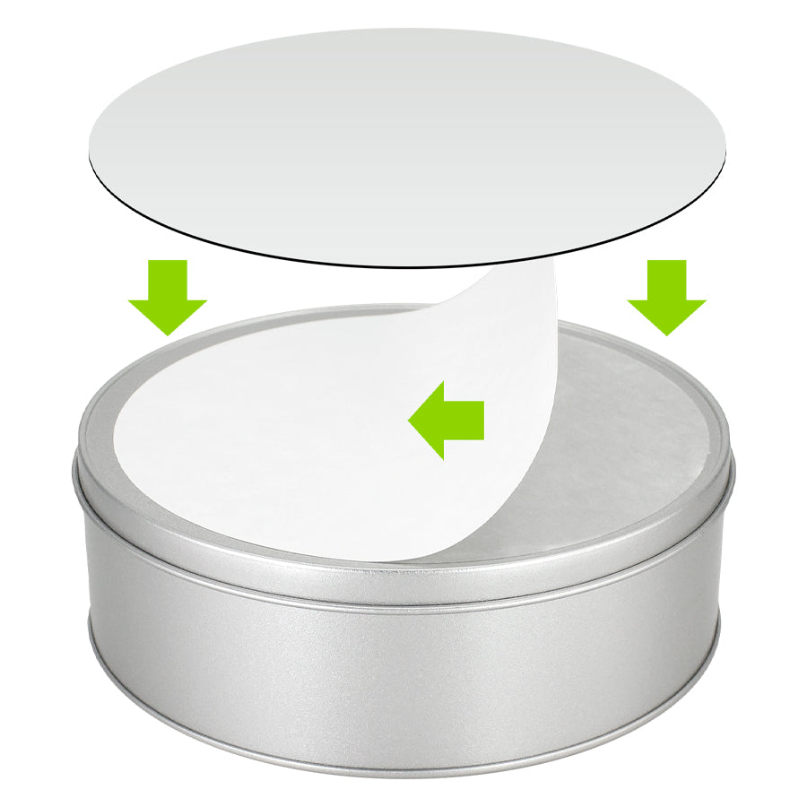 Caja Metálica Redonda Sublimación (3)