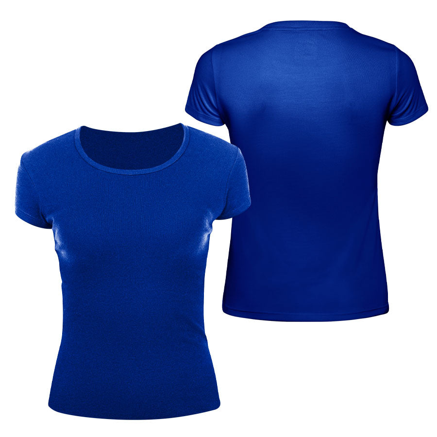 Polera Manga Corta Algodón Mujer (2)