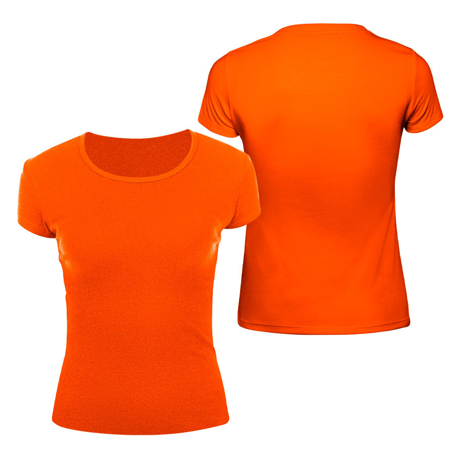 Polera Manga Corta Algodón Mujer (4)