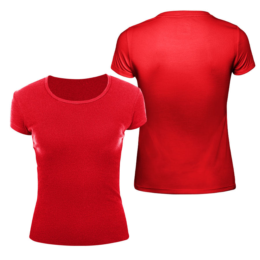 Polera Manga Corta Algodón Mujer (3)