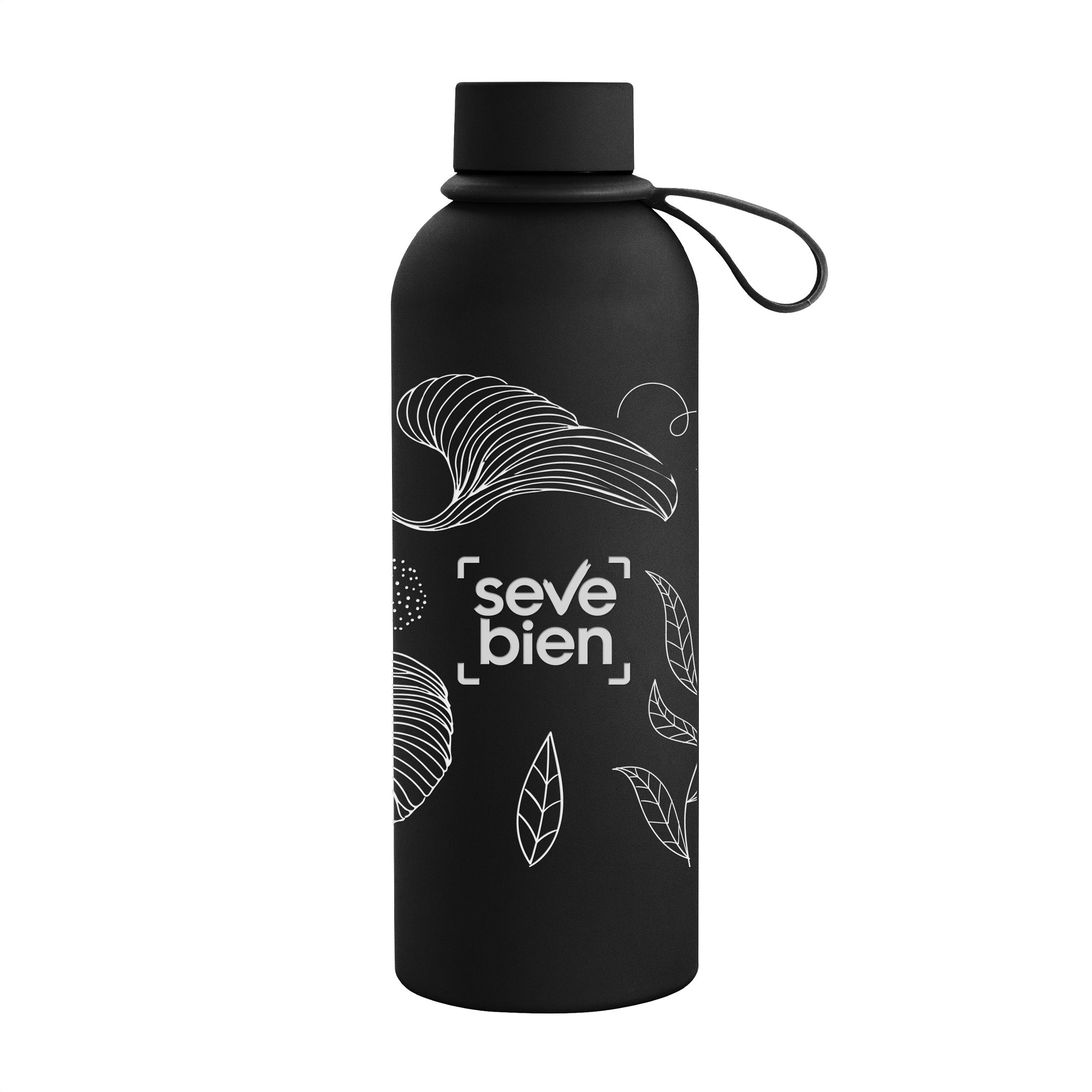 Botella térmica RUBBY Negro