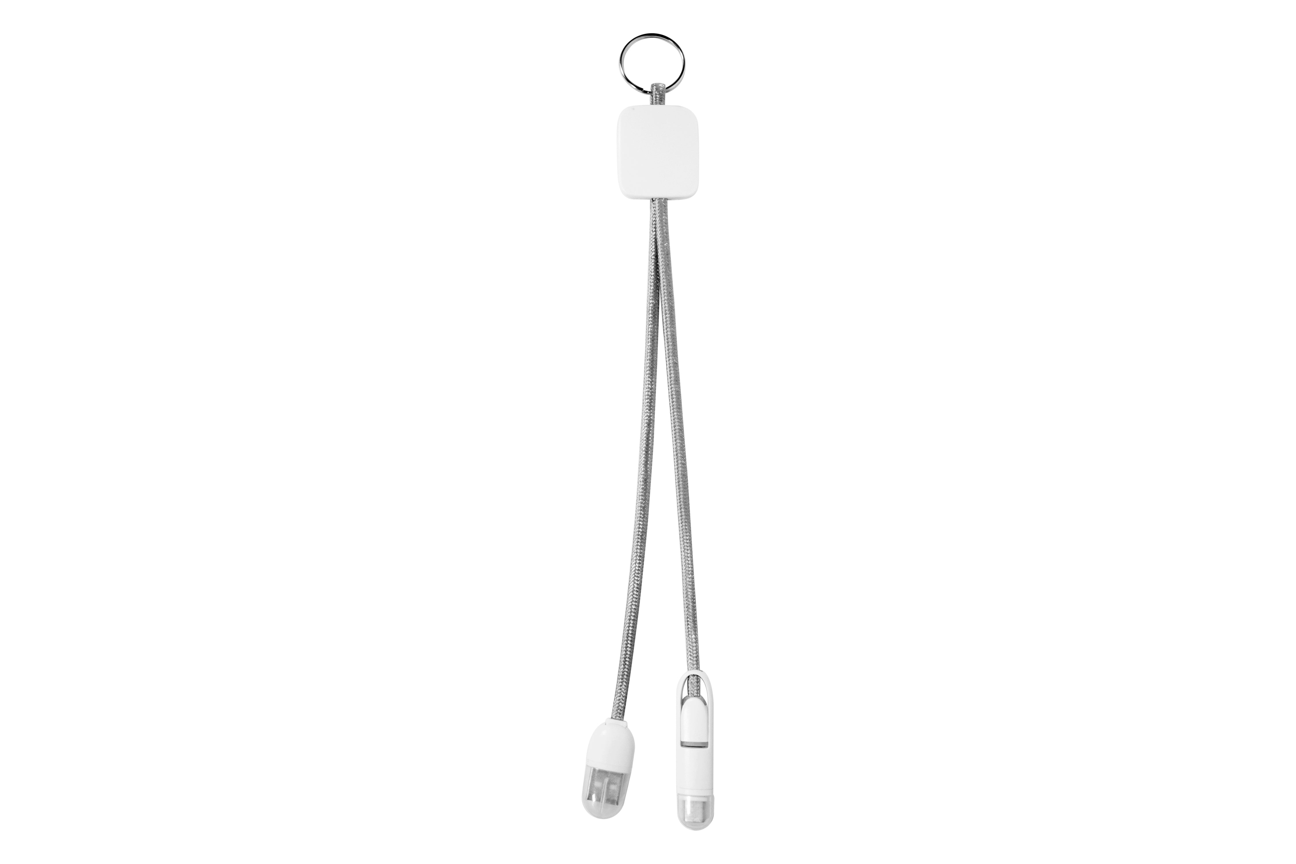 CABLE CARGADOR DE CELULARES CELLER Gris/blanco - detallada