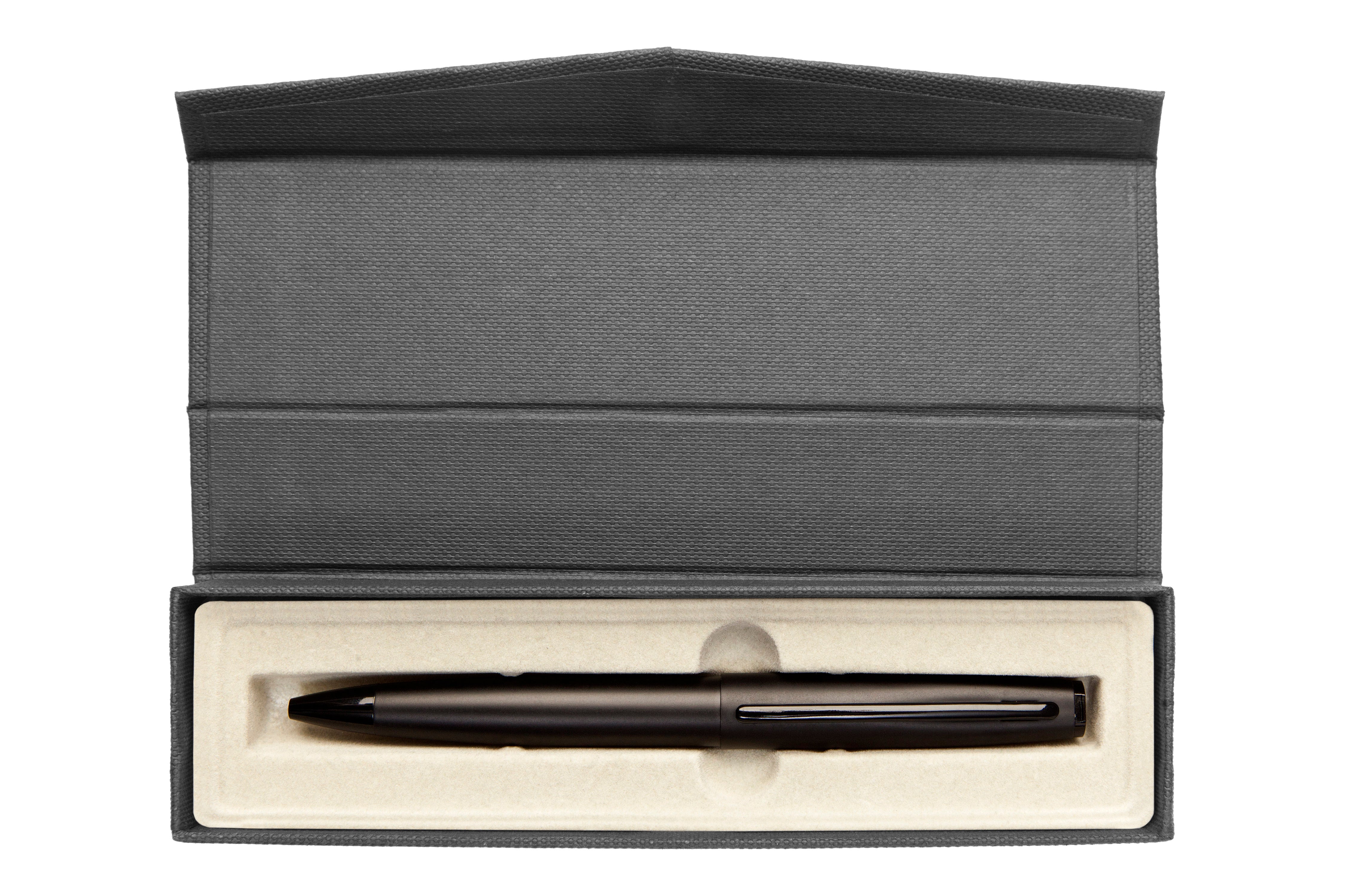 BOLÍGRAFO BOOKER TINTA AZUL Negro - detallada