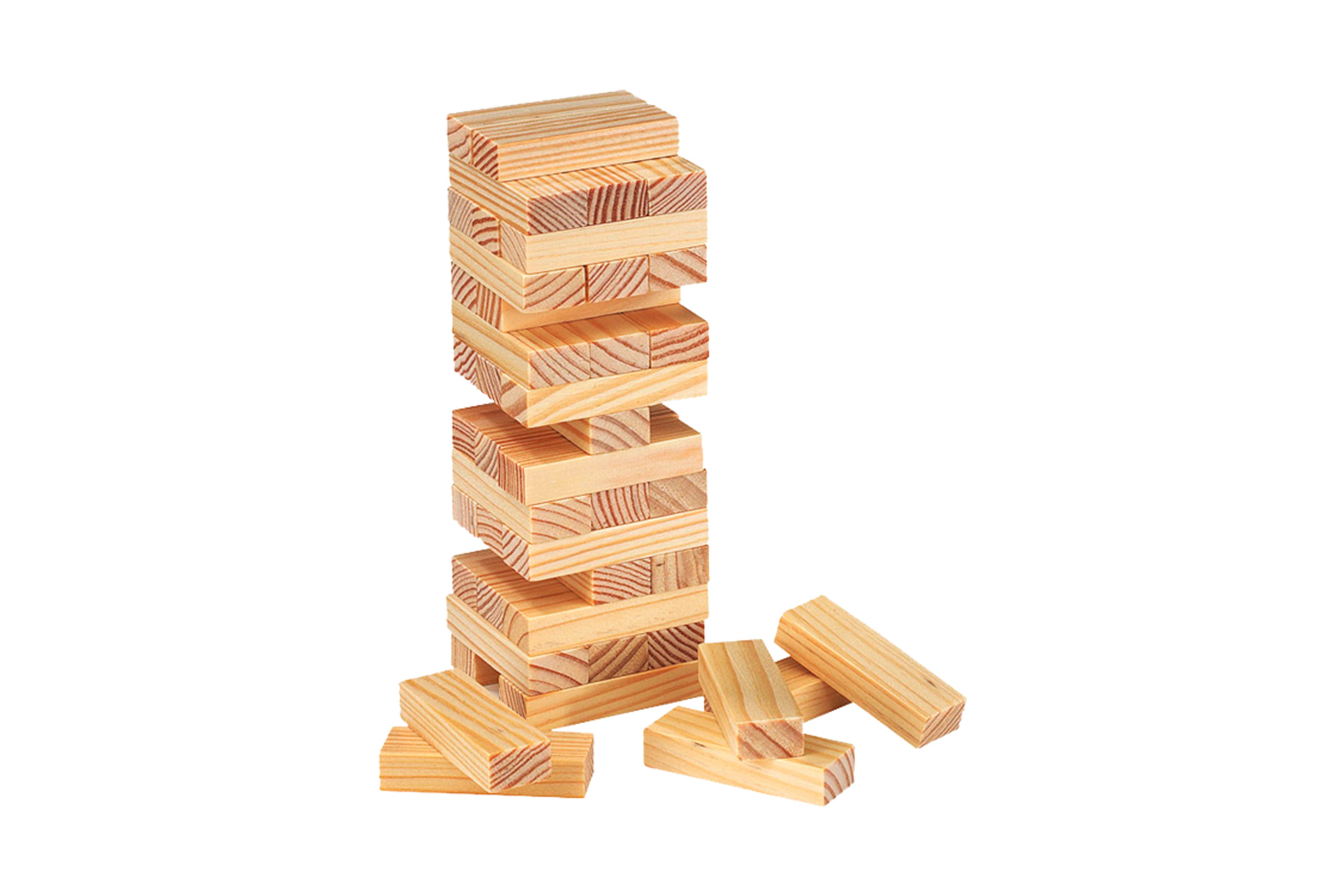 JUEGO DE HABILIDAD JENGA  Madera - detallada