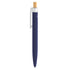 Bolígrafo aluminio reciclado y bambú BALU Navy Blue - detallada