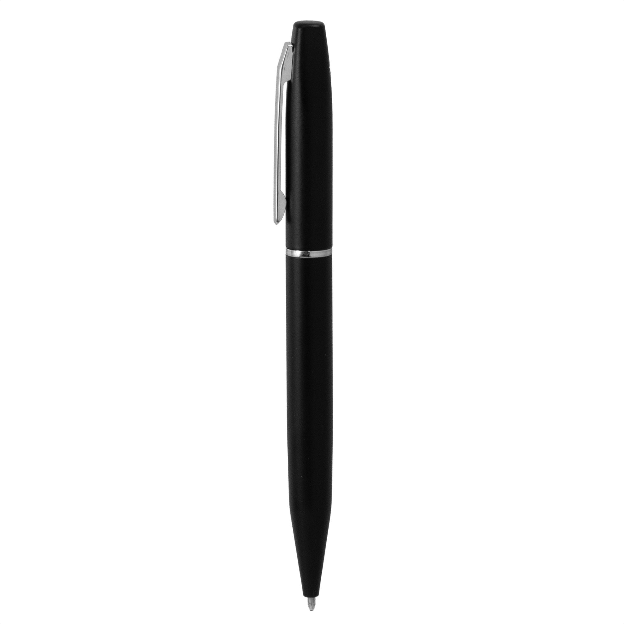 Bolígrafo MORK TINTA AZUL negro / plata - detallada