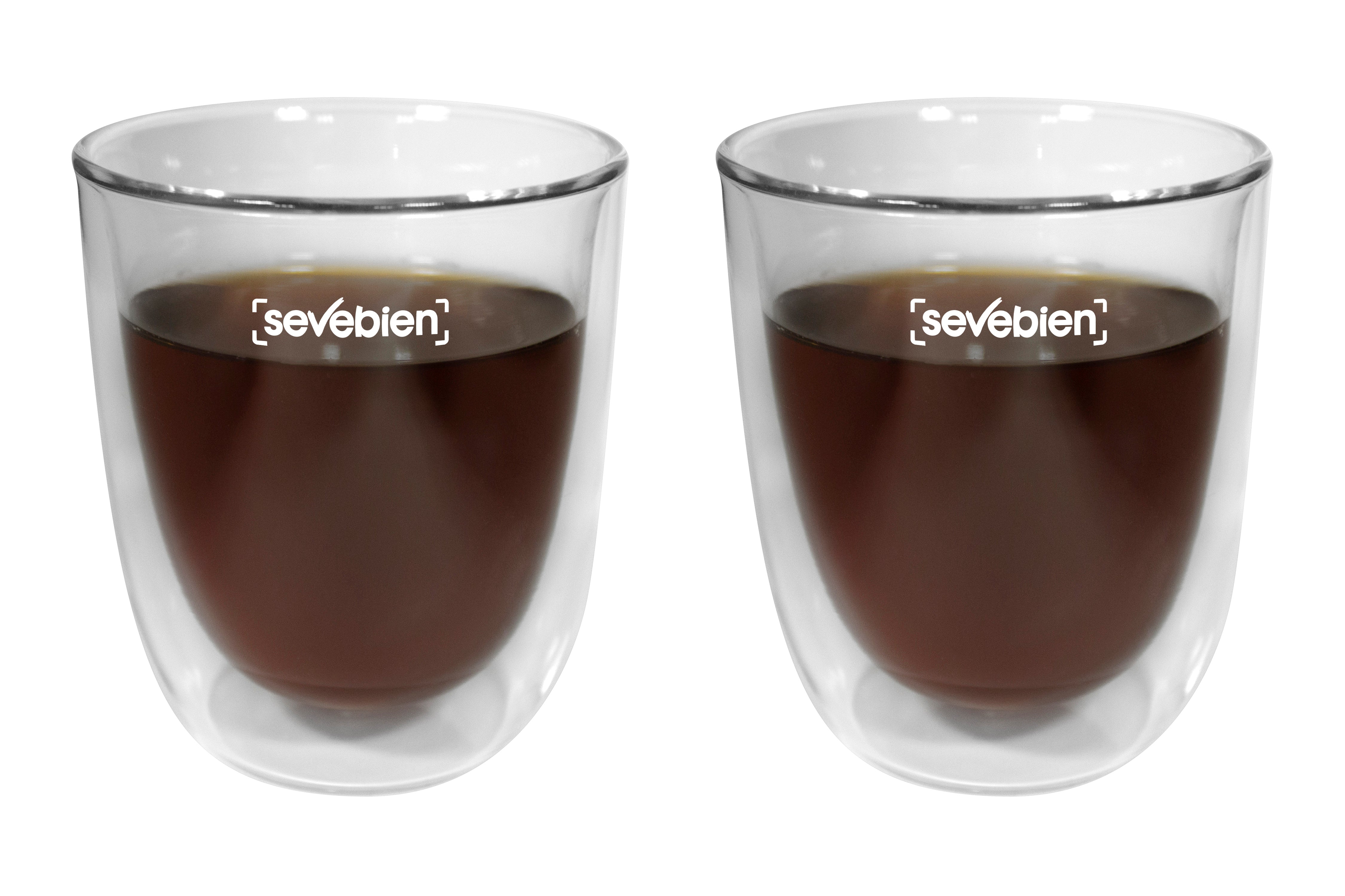 SET DE VASOS DE VIDRIO DOUBLE Transparente