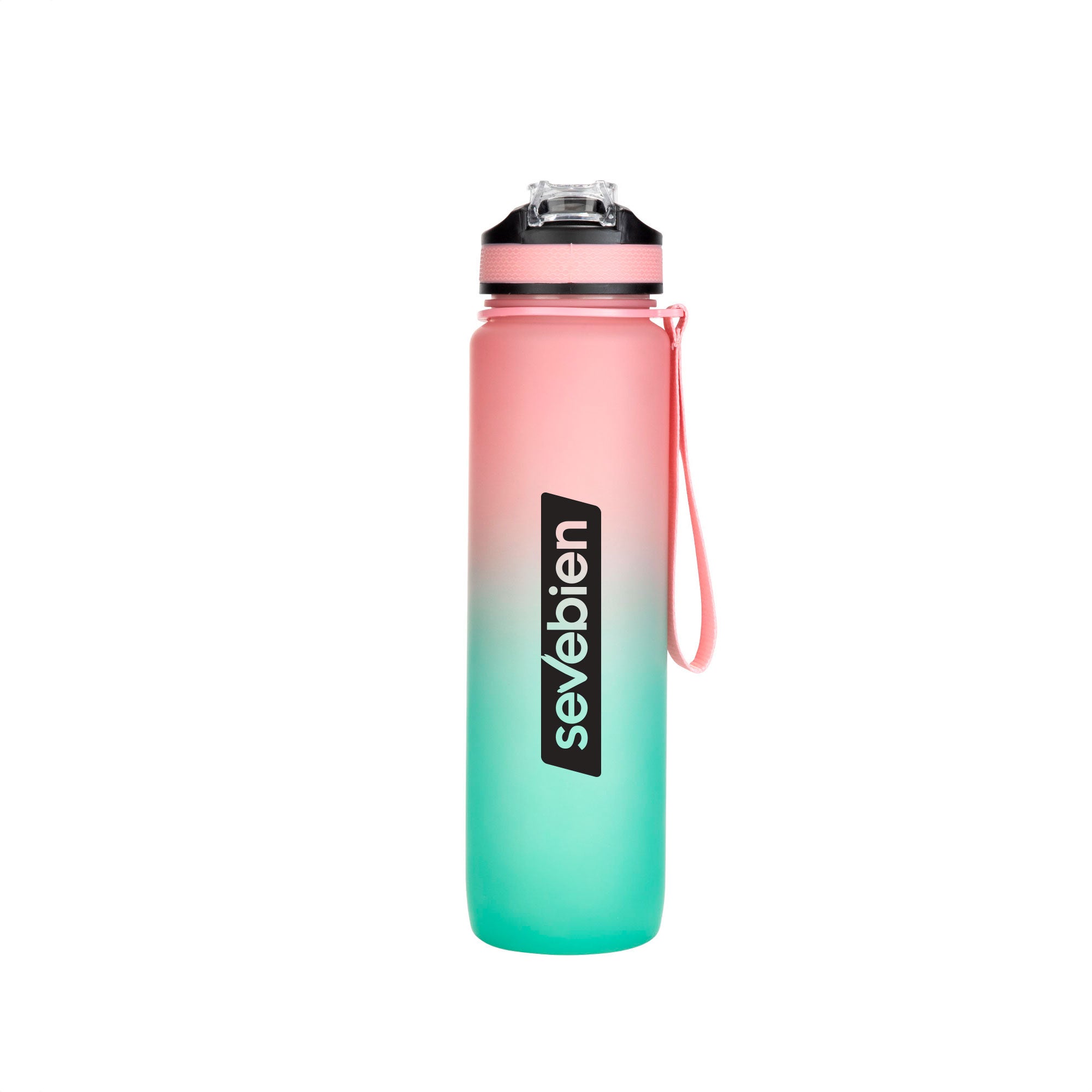 Botella Deportiva motivacional GRAF ROSA_VERDE