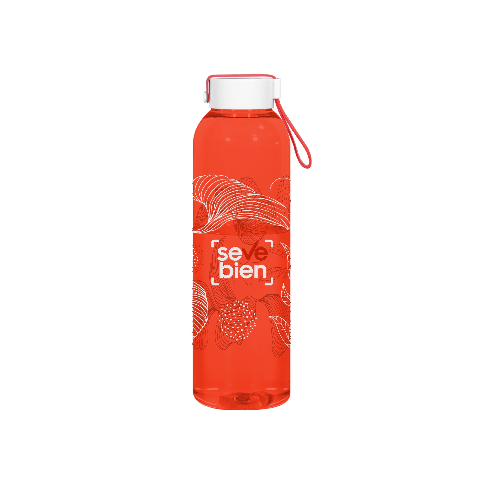 BOTELLA HAWAII  WAIKIKI COLOR Rojo/Blanco/Rojo