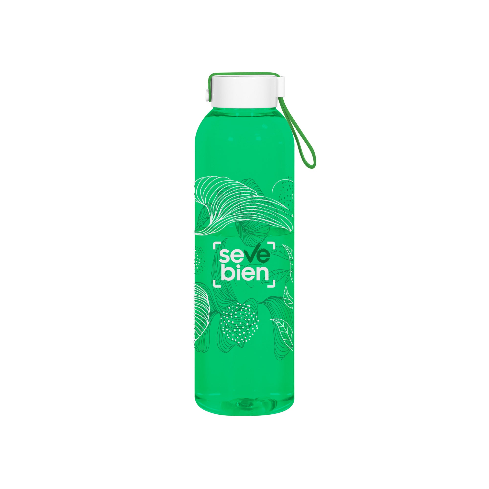 BOTELLA HAWAII  WAIKIKI COLOR Verde/Blanco/Verde Manzana