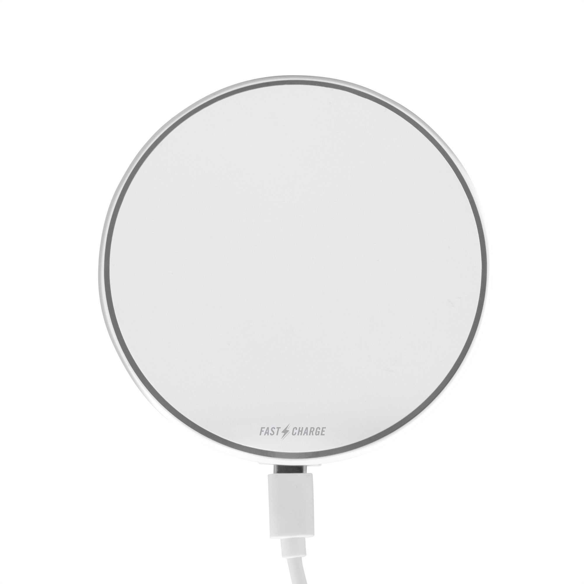 Cargador inalámbrico DISCO Blanco - detallada