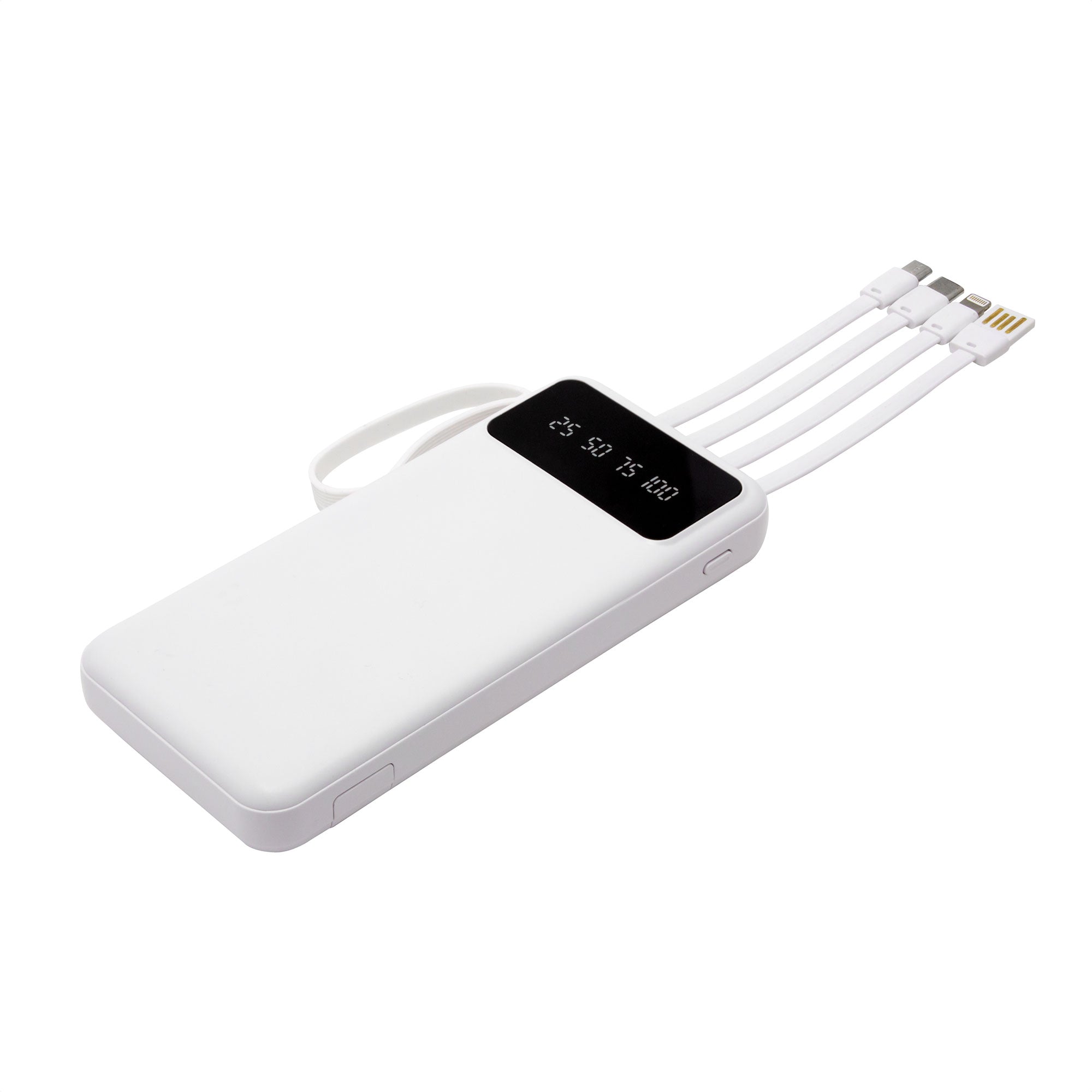 Power Bank multipuerto MICHIGAN Blanco - detallada