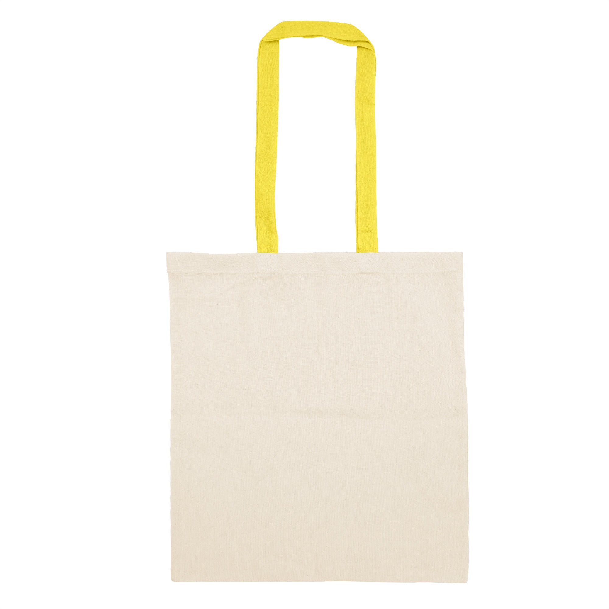 Bolsa de algodón DONNA Amarillo - detallada