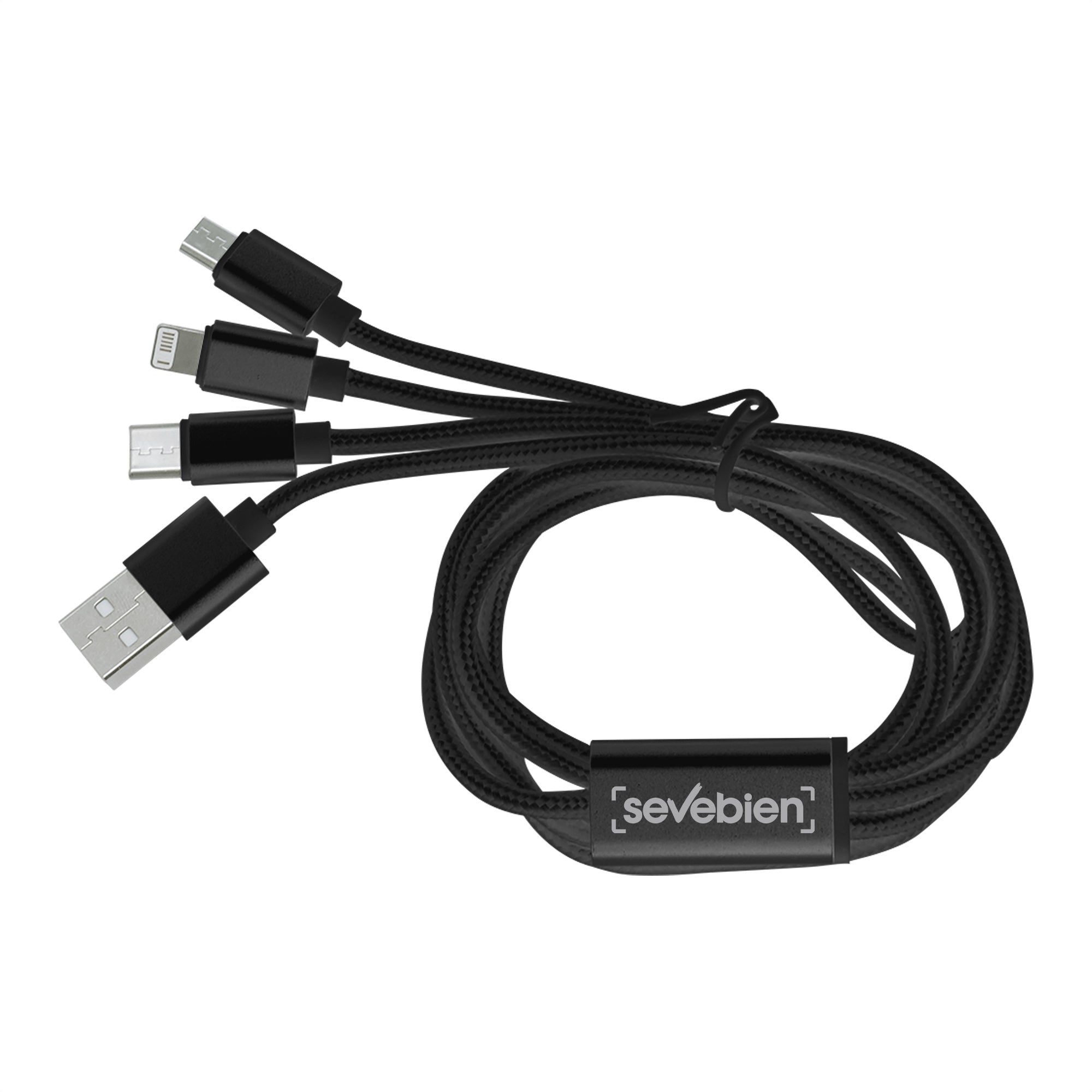 Cable con adaptador MADISON Negro