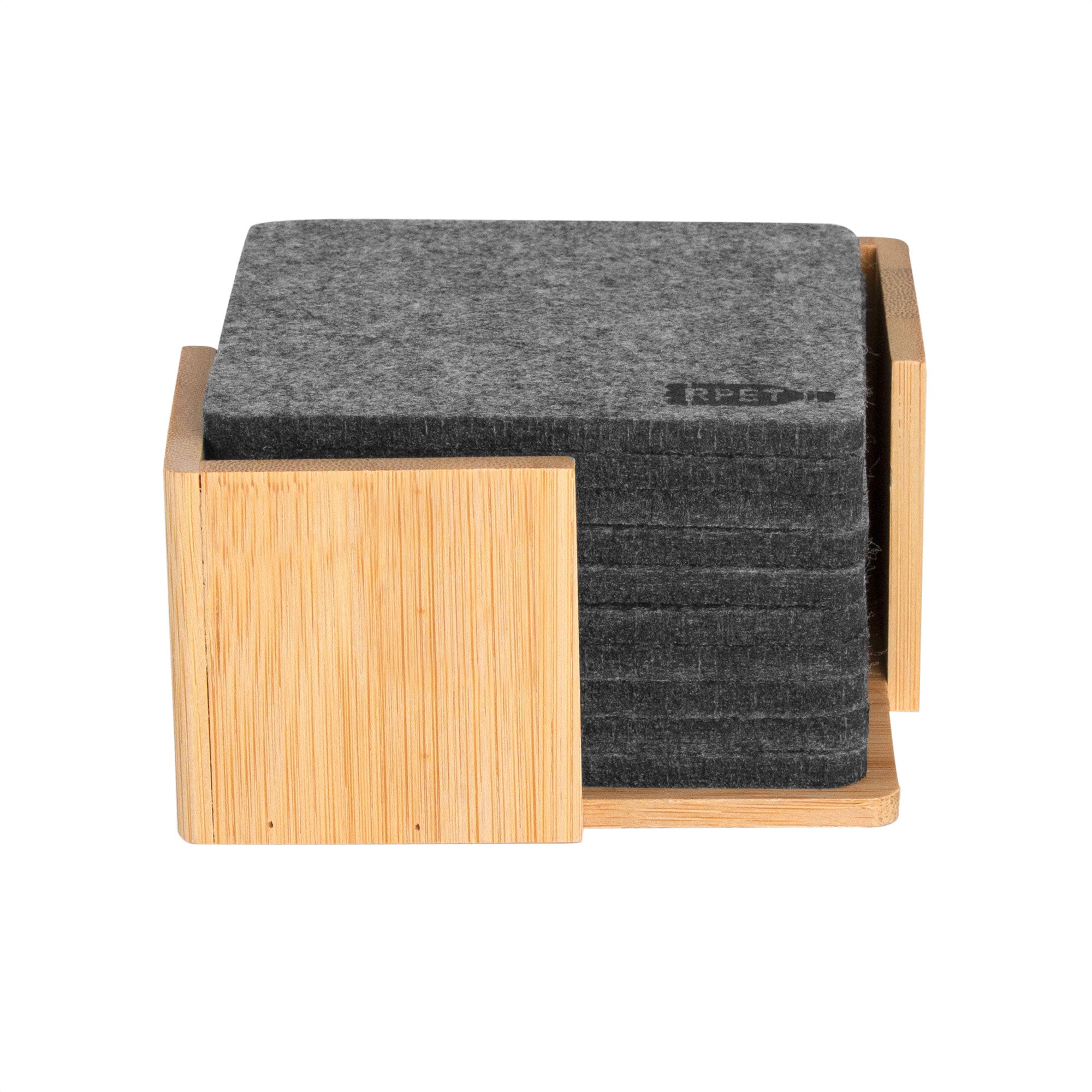 Posavasos de RPET KOSTER Gris - detallada