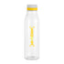 Botella ANDINA FROST Transparente/transparente mate/Amarillo