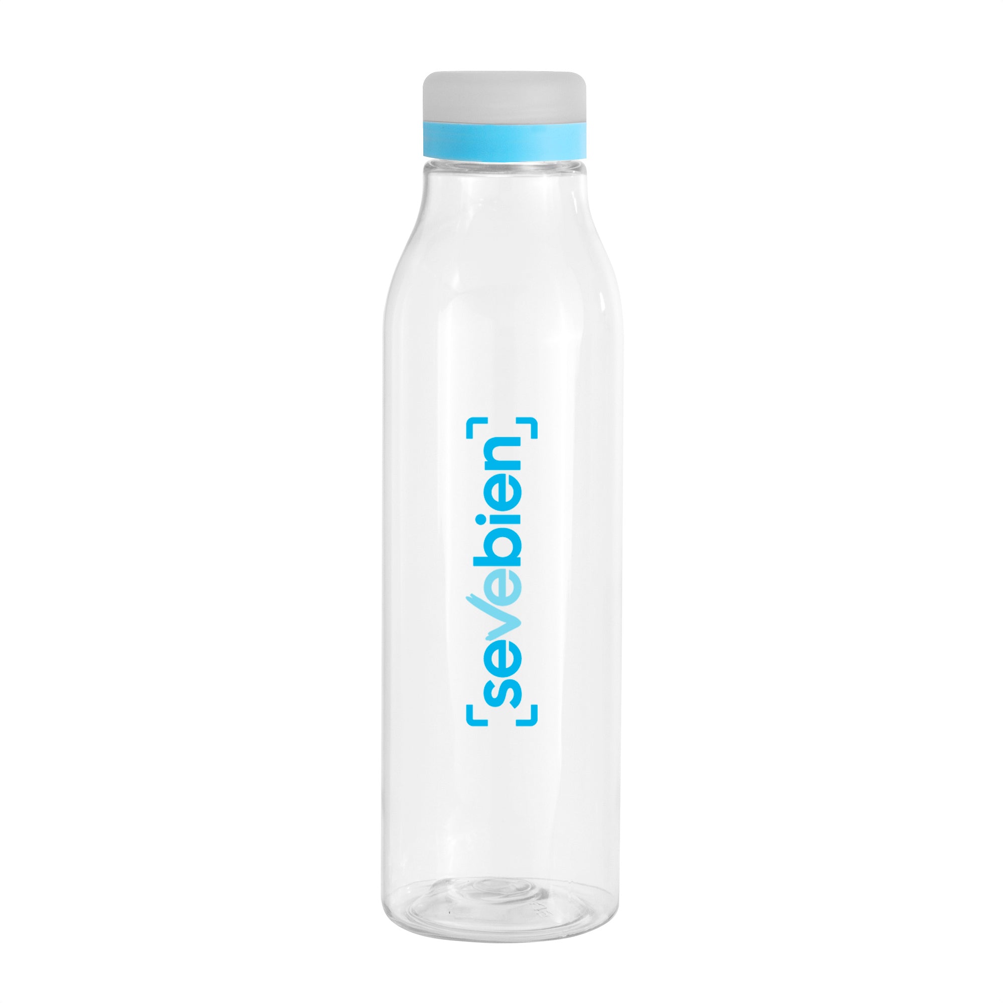 Botella ANDINA FROST Transparente/transparente mate/Celeste