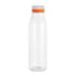 Botella ANDINA FROST Transparente/transparente mate/Naranja - detallada