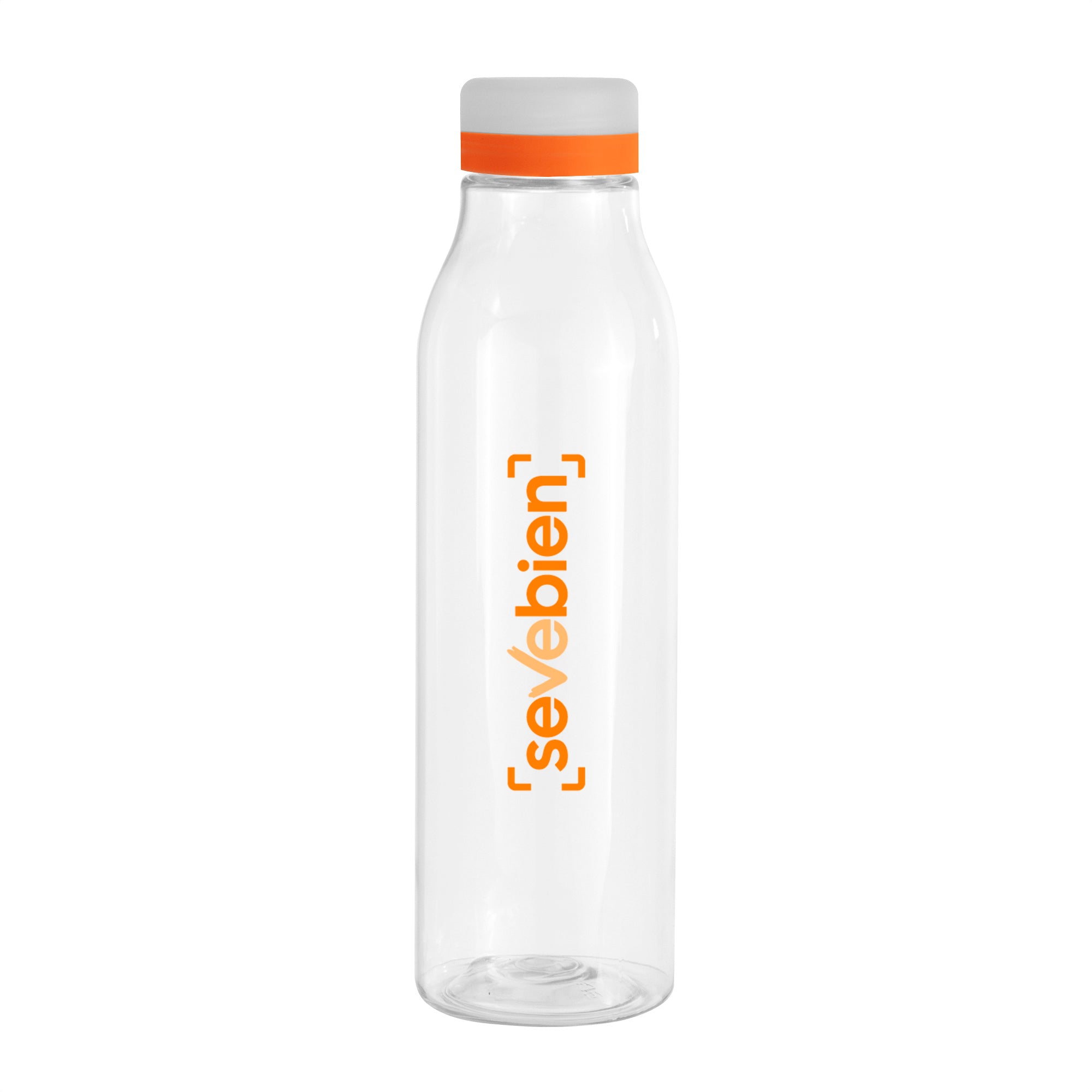 Botella ANDINA FROST Transparente/transparente mate/Naranja