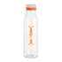Botella ANDINA FROST Transparente/transparente mate/Naranja