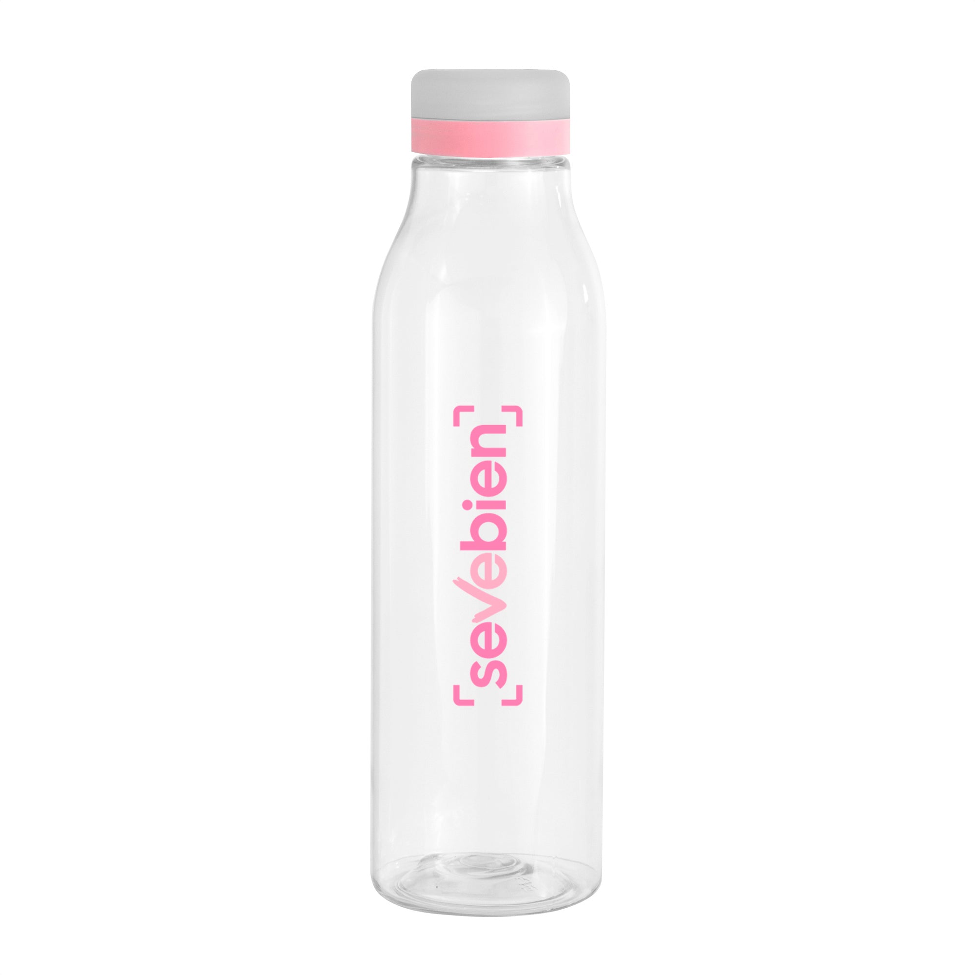 Botella ANDINA FROST Transparente/transparente mate/Rosa