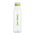 Botella ANDINA FROST Transparente/transparente mate/Verde Manzana