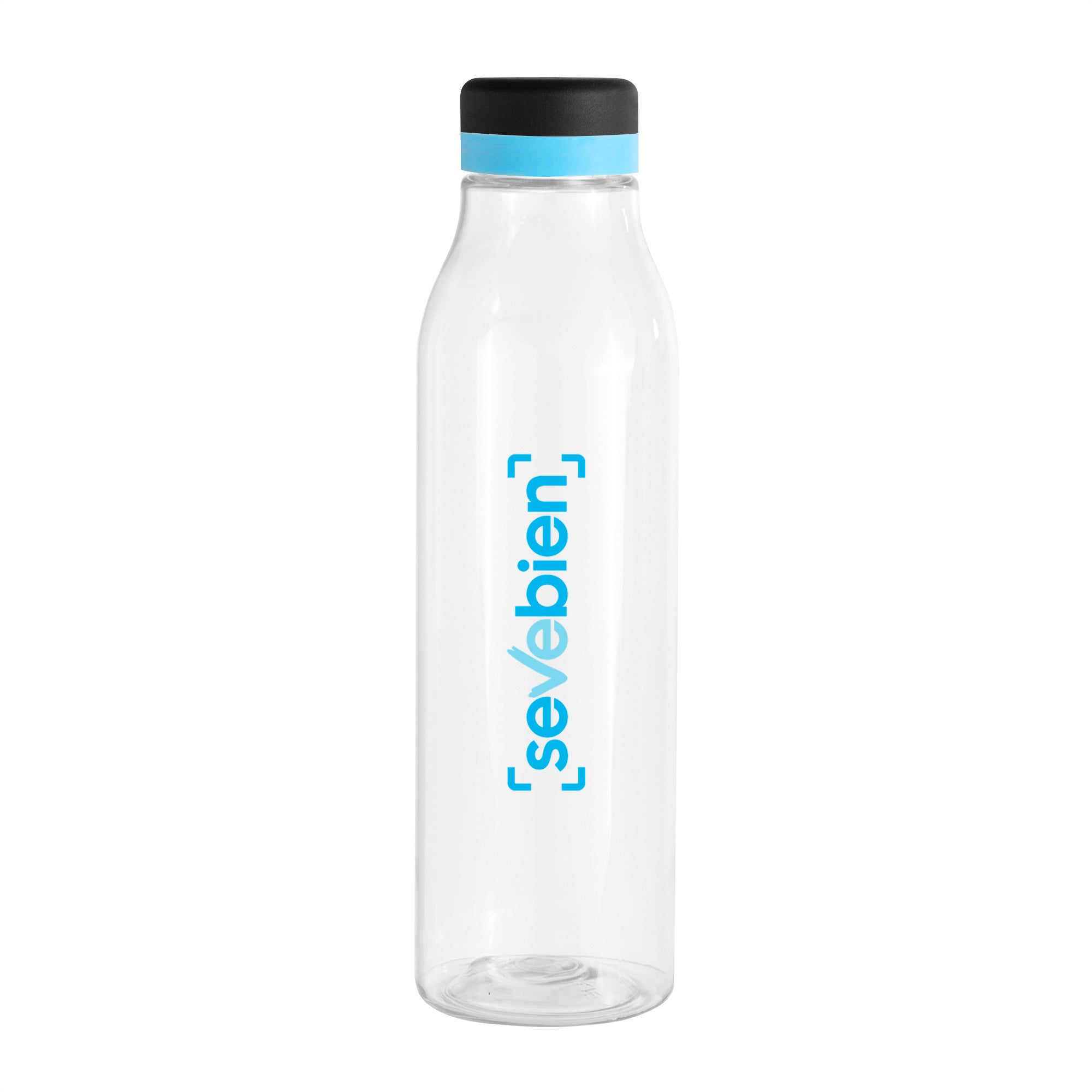 Botella ANDINA BLACK  Transparente/Negro/Celeste