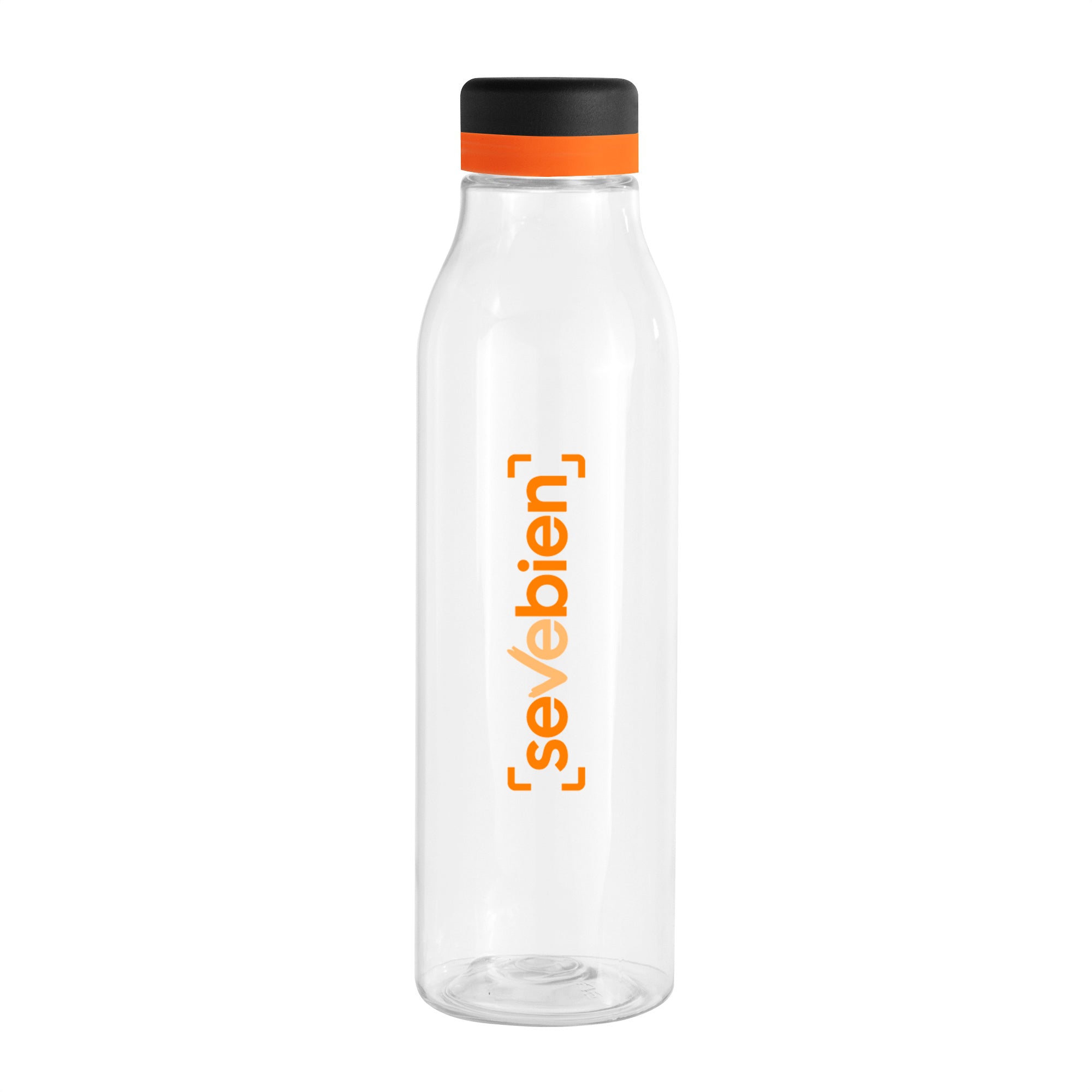 Botella ANDINA BLACK  Transparente/Negro/Naranja