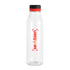 Botella ANDINA BLACK  Transparente/Negro/Rojo
