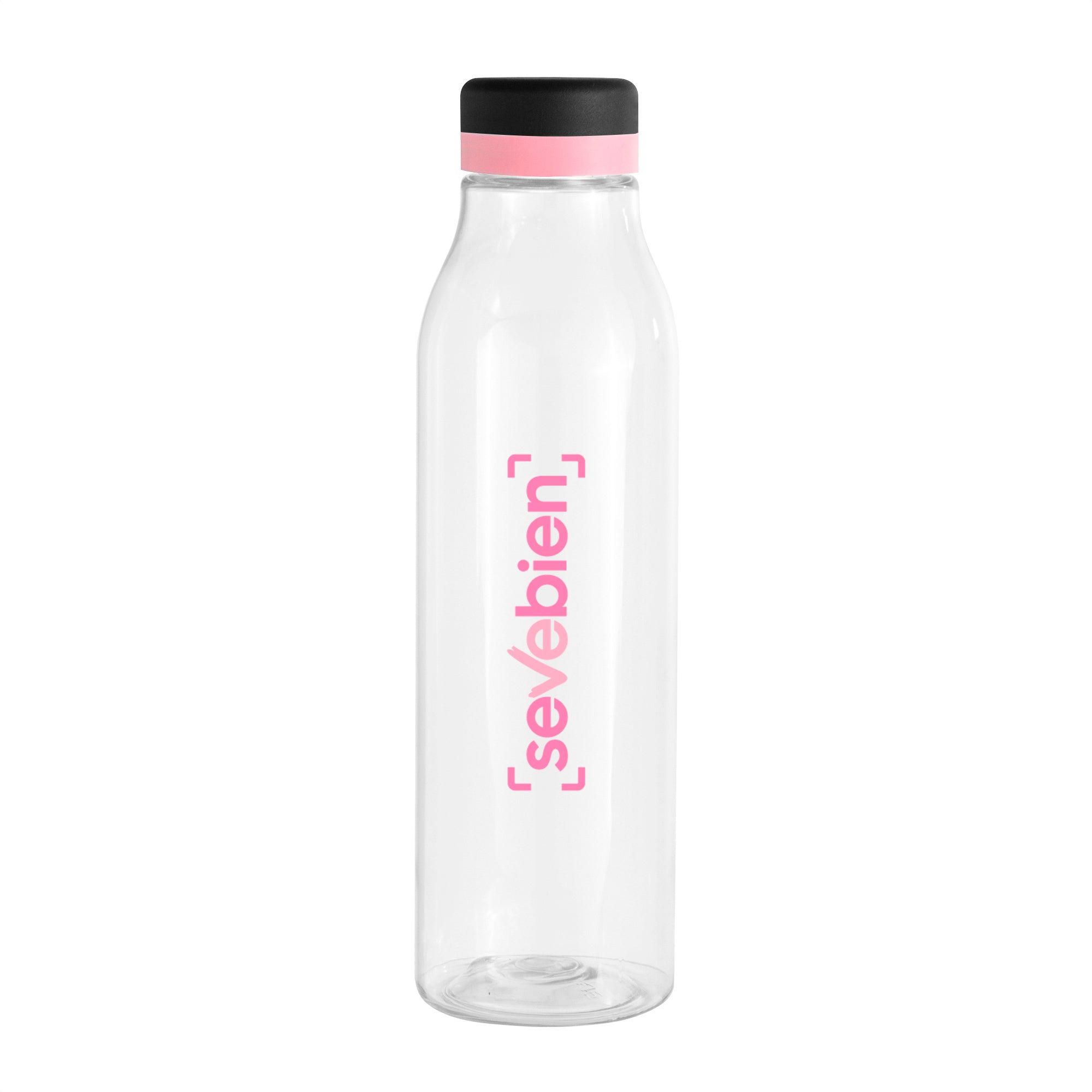 Botella ANDINA BLACK  Transparente/Negro/Rosa