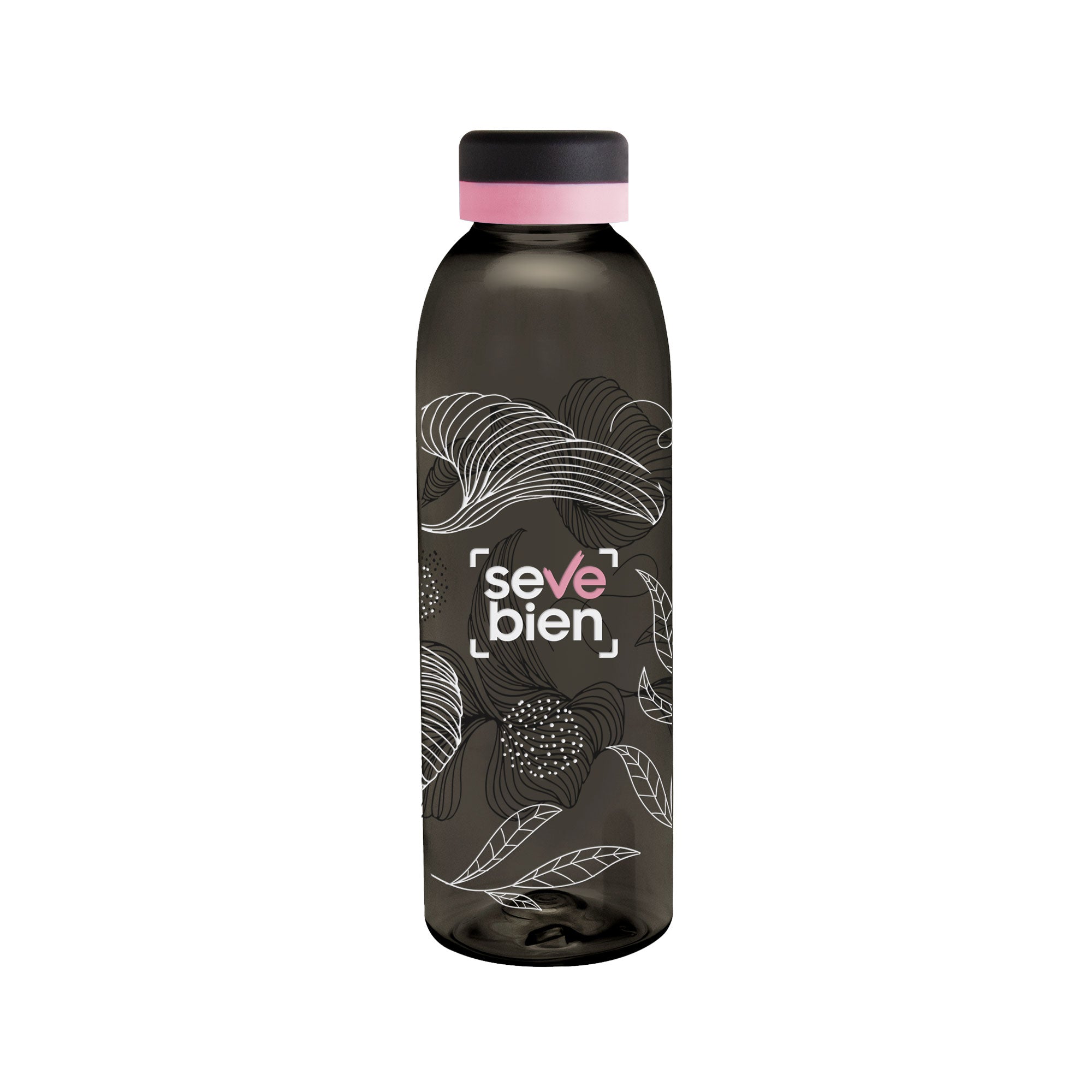 Botella BALADINA FULL BLACK  Humo/Negro/Rosa