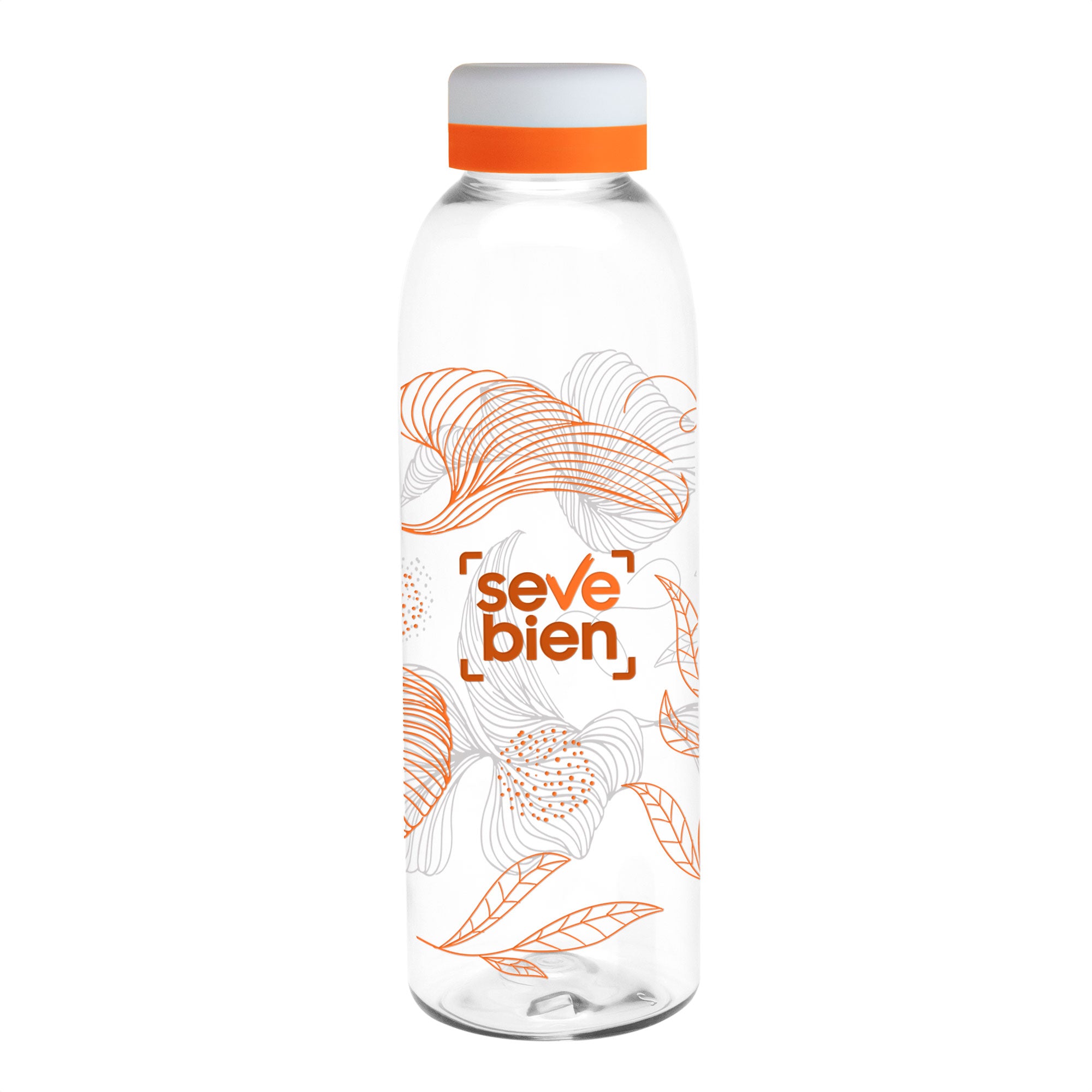 Botella BALADINA WHITE  Transparente/Blanco/Naranja