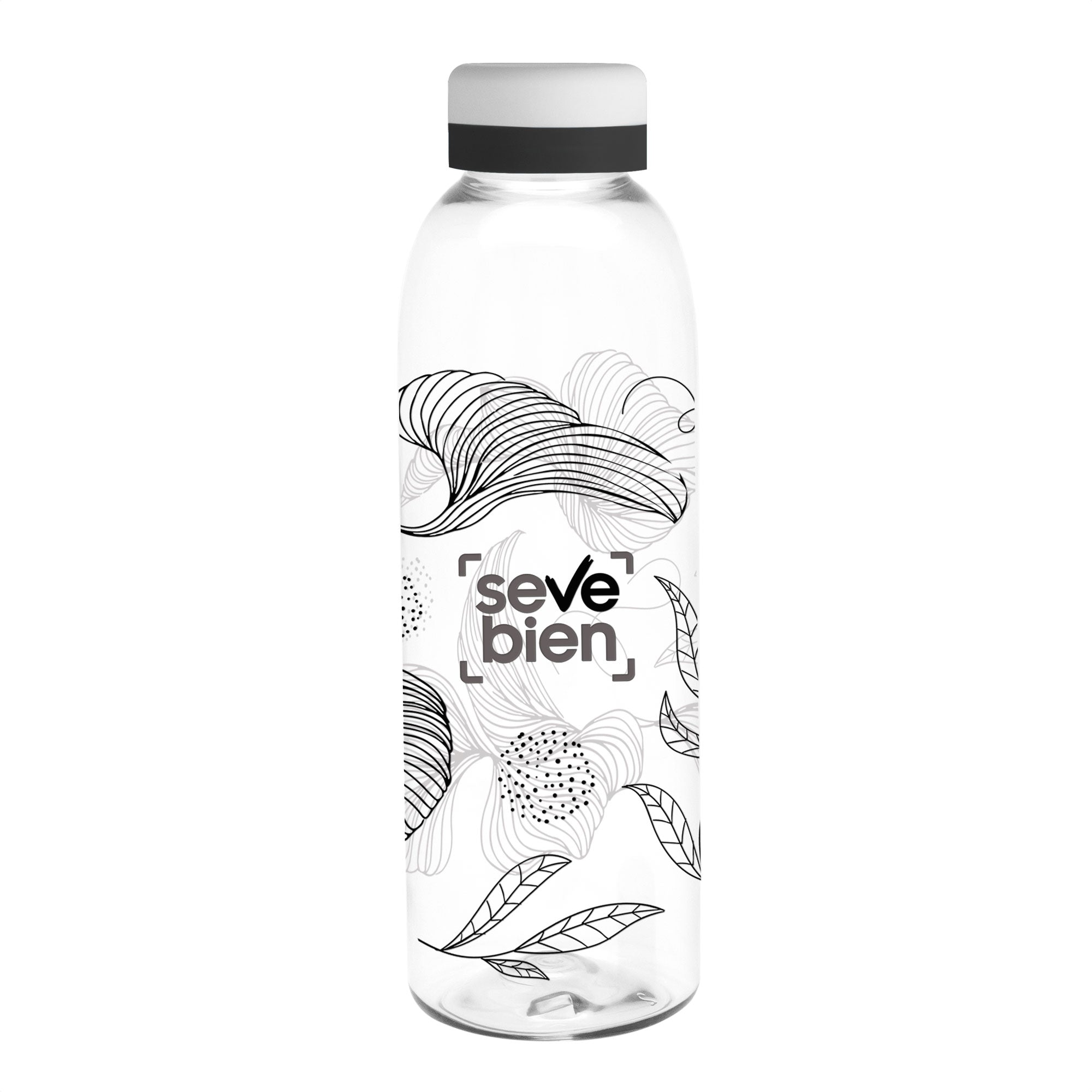 Botella BALADINA WHITE  Transparente/Blanco/Negro
