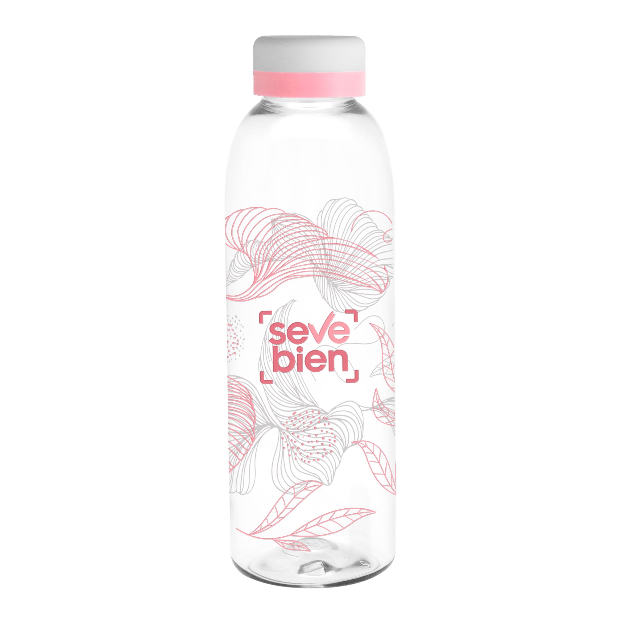 Botella BALADINA WHITE  Transparente/Blanco/Rosa