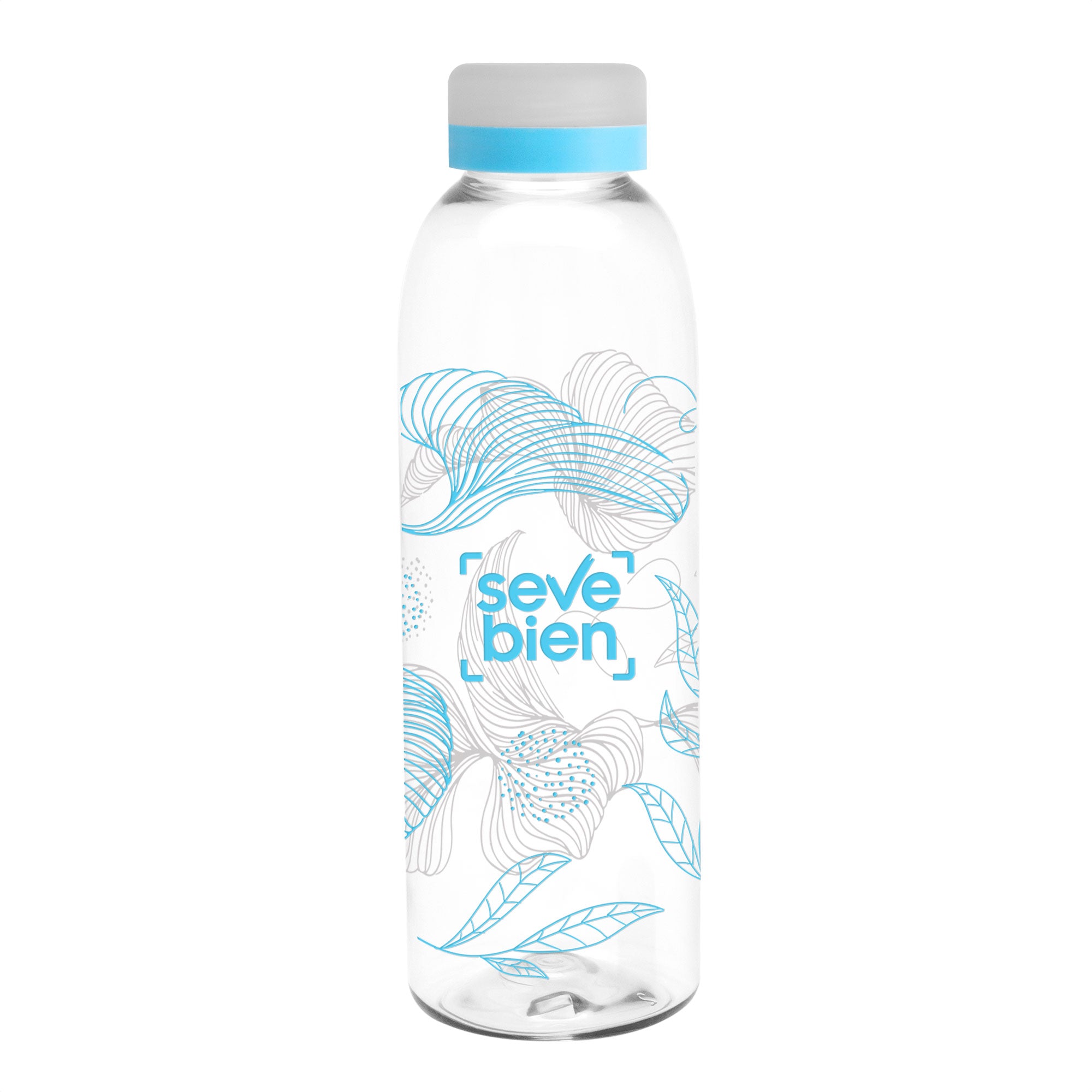 Botella BALADINA FROST  Transparente/transparente mate/Celeste