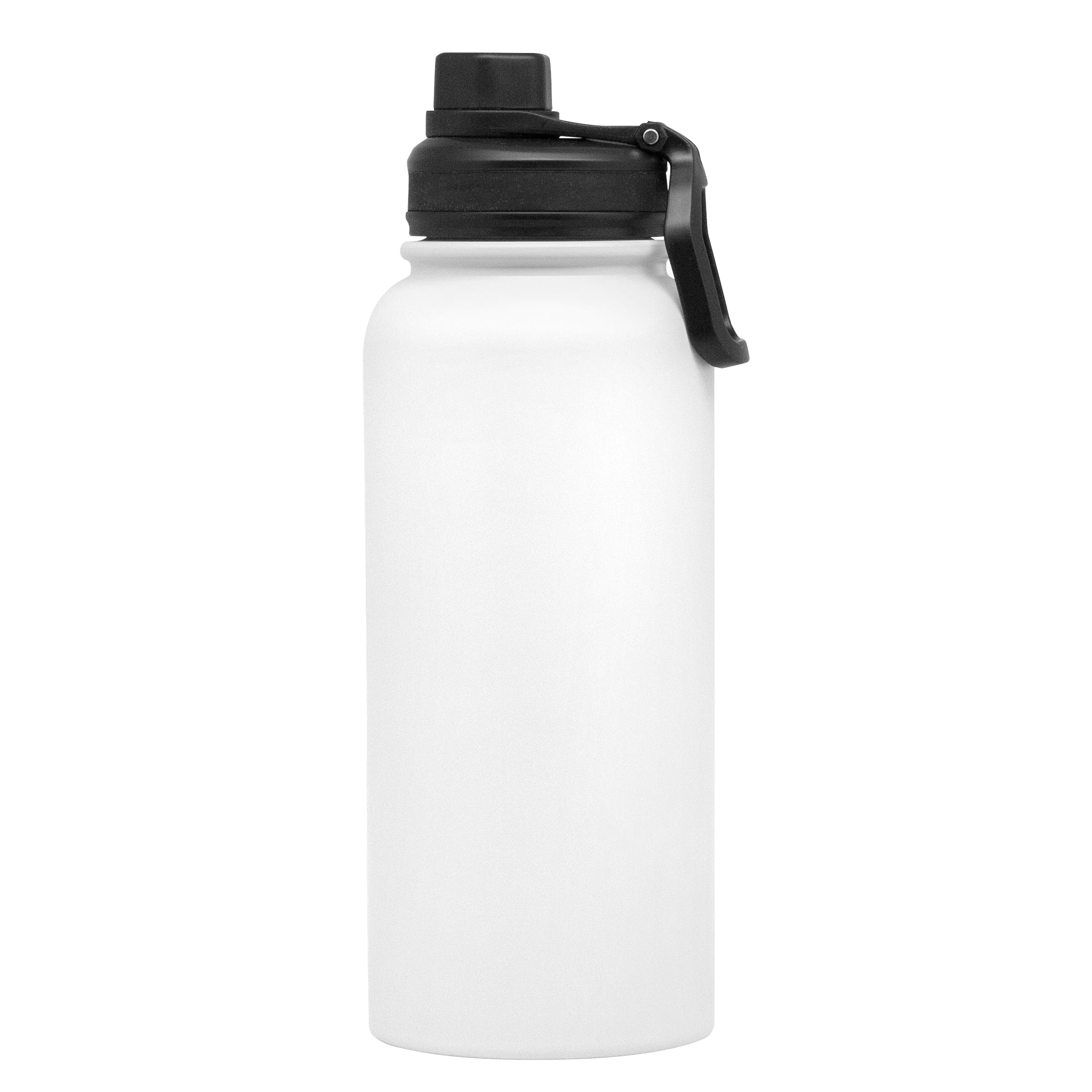 Botella térmica LITER Blanco - detallada