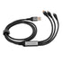 cable de carga rápida SPIDY GRIS GUN METAL