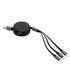 Cable retráctil de carga JACK Negro - detallada