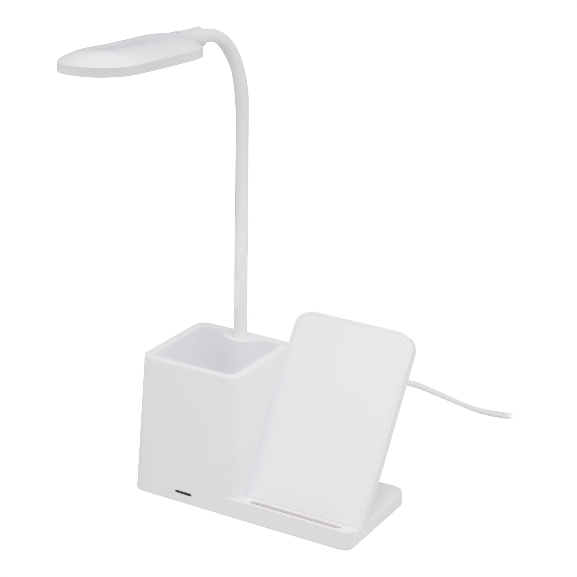 Organizador de escritorio con lámpara MINIOFFICE Blanco - detallada