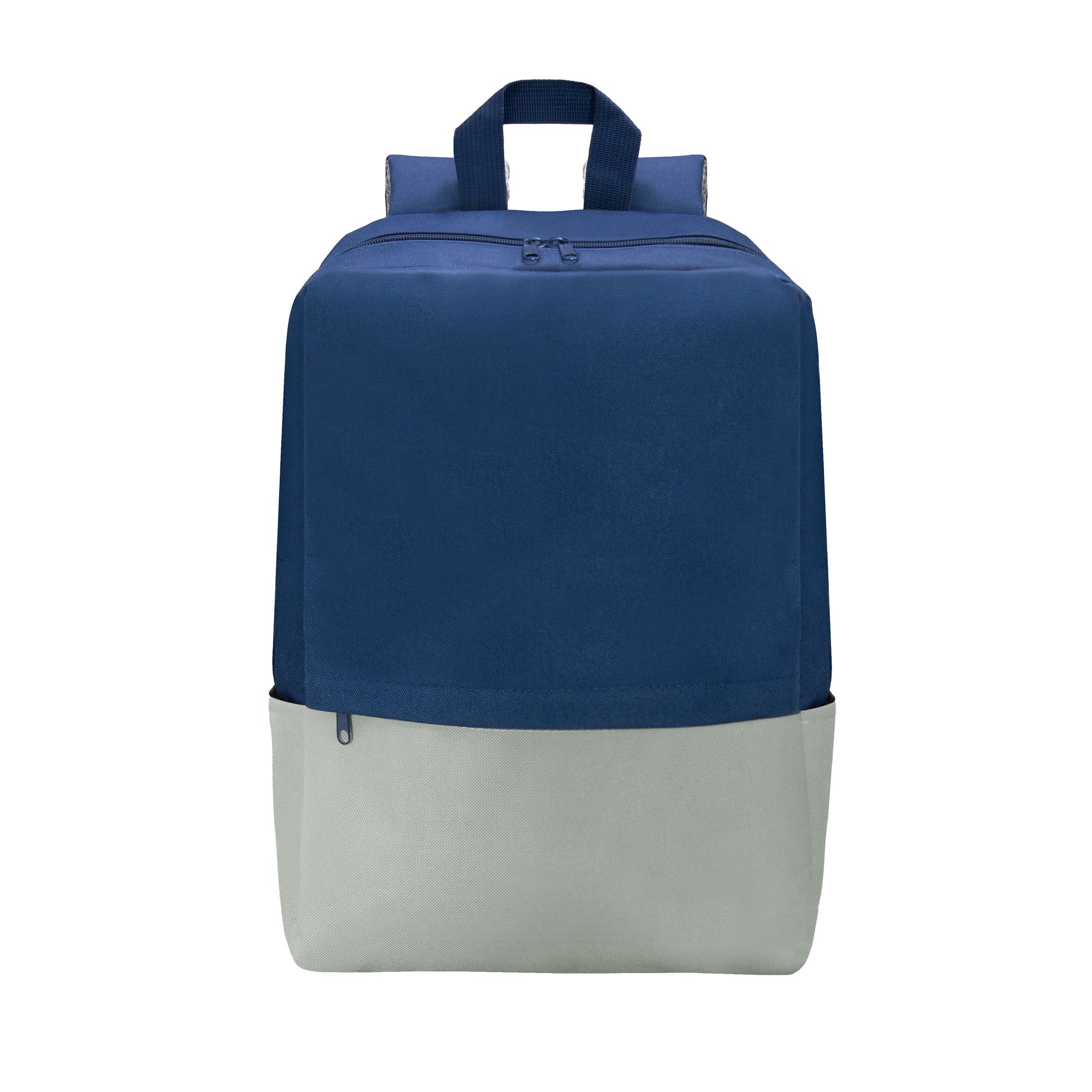 Mochila MERIDIAN GRIS Y AZUL - detallada