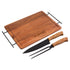 Set de Asado  BBQ BRANGUS Madera