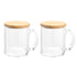 Set de tazas Magui Transparente - detallada
