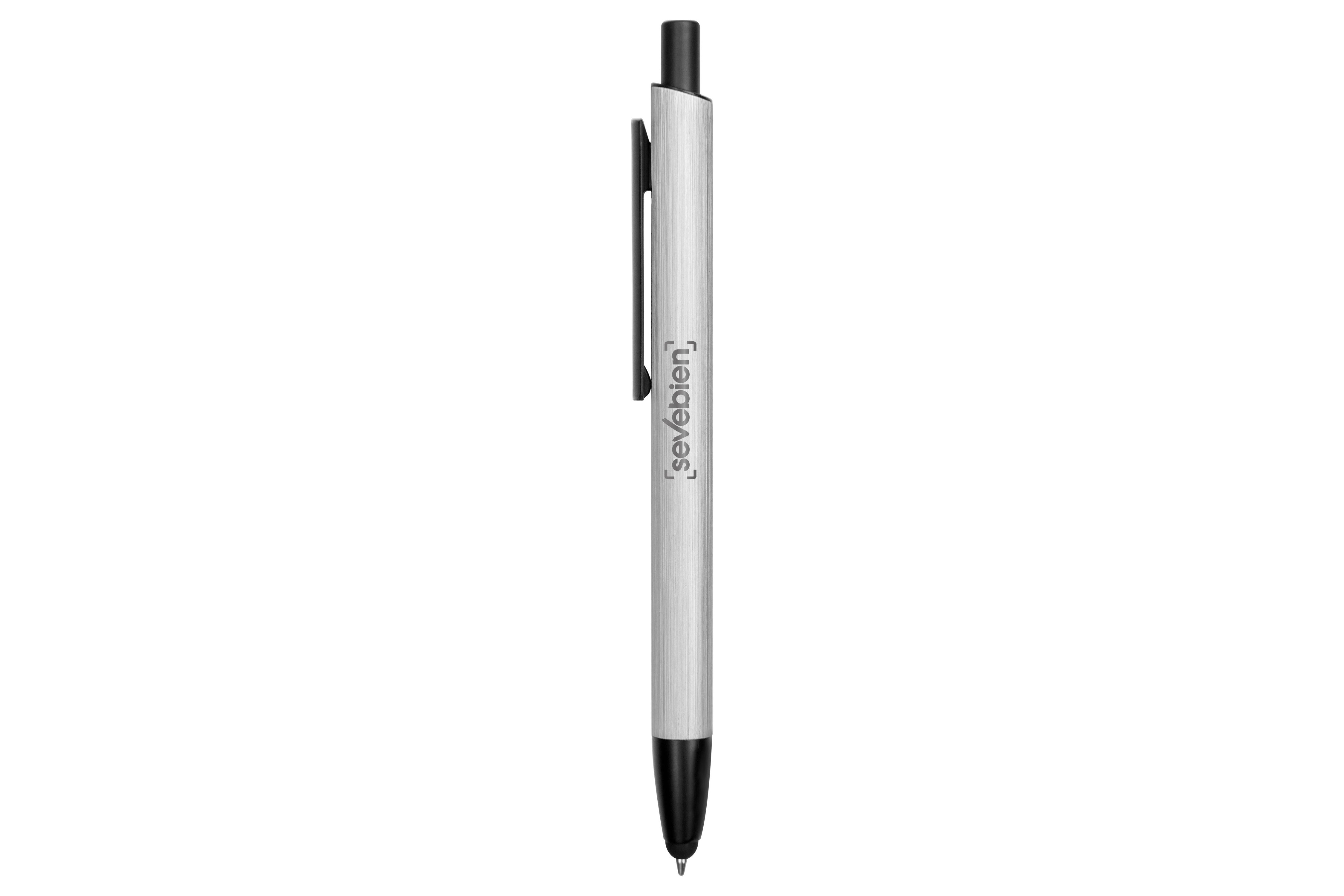 BOLÍGRAFO TOUCH YORK TINTA AZUL Plata
