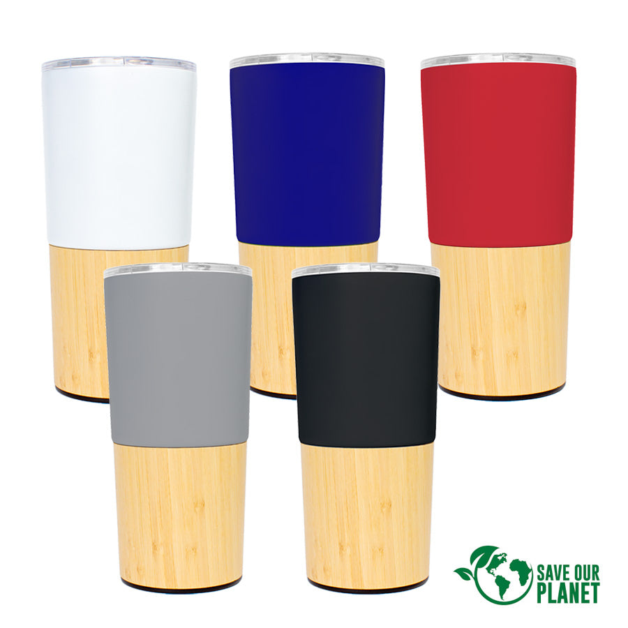 Mug metálicobamboo AURUS 500cc