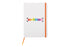 Libreta mediana White Naranja